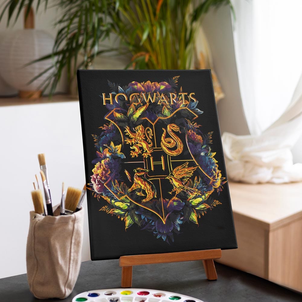 Hogwarts Crest - Paint By Numbers Kit (ONLINE ORDER ONLY)