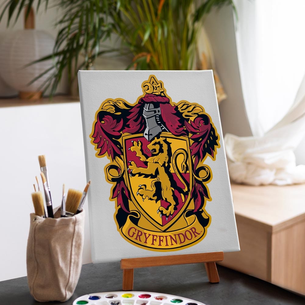 Gryffindor Crest - Paint By Numbers Kit (ONLINE ORDER ONLY)
