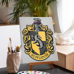 Hufflepuff Crest - Paint By Numbers Kit (ONLINE ORDER ONLY)