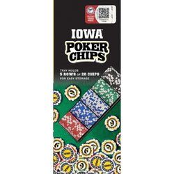 Iowa Hawkeyes 100 Piece Poker Chips (ONLINE ORDER ONLY)