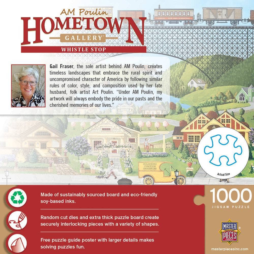 Hometown Gallery - Whistle Stop 1000 Piece Jigsaw Puzzle