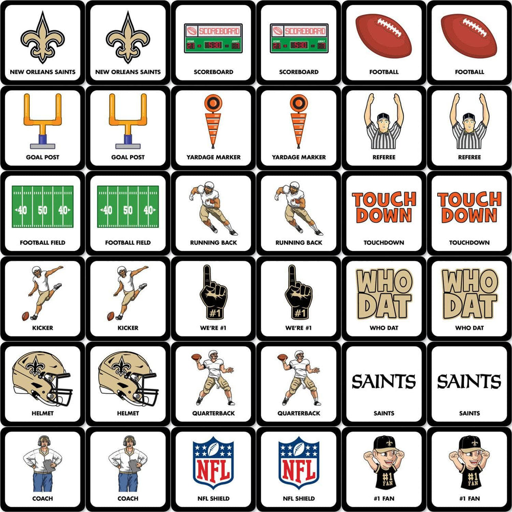 New Orleans Saints Matching Game (ONLINE ORDER ONLY)