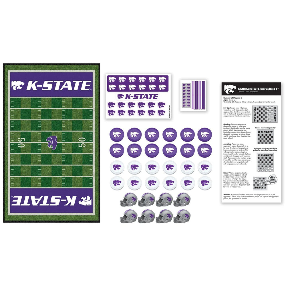 Kansas State Wildcats Checkers Board Game (ONLINE ORDER ONLY)