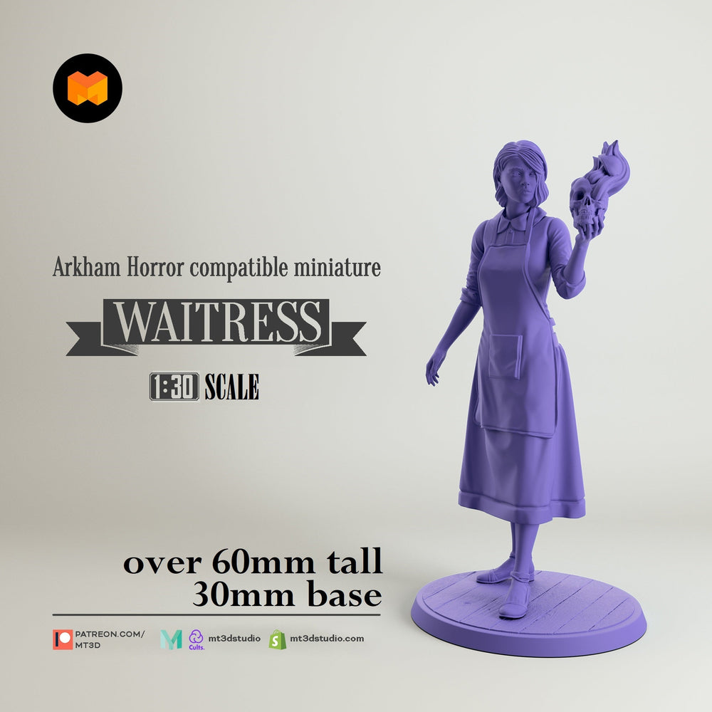 Arkham Compatible Investigator: The Waitress (Agnes Baker) (Online Only)