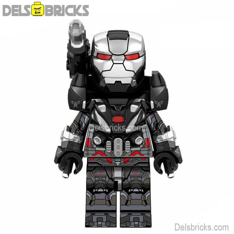 War Machine Black & Silver Suit Lego Marvel Custom Minifigures (ONLINE ORDER ONLY)