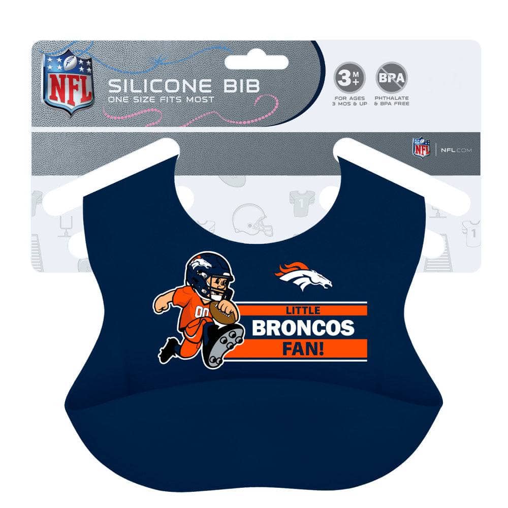 Denver Broncos - NFL Silicone Bib (ONLINE ORDER ONLY)