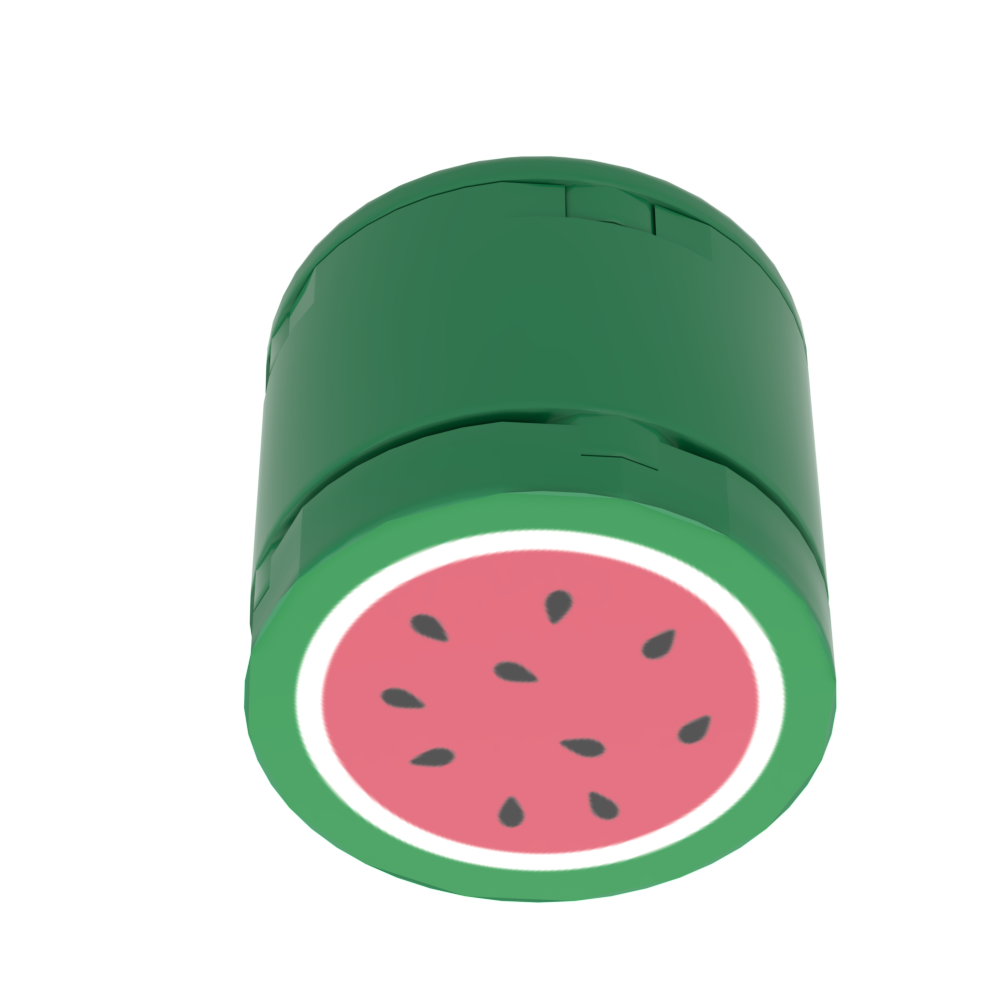 B3 Customs® Watermelon with Printed Tile (2x2 Round Tile) (Online Order Only)