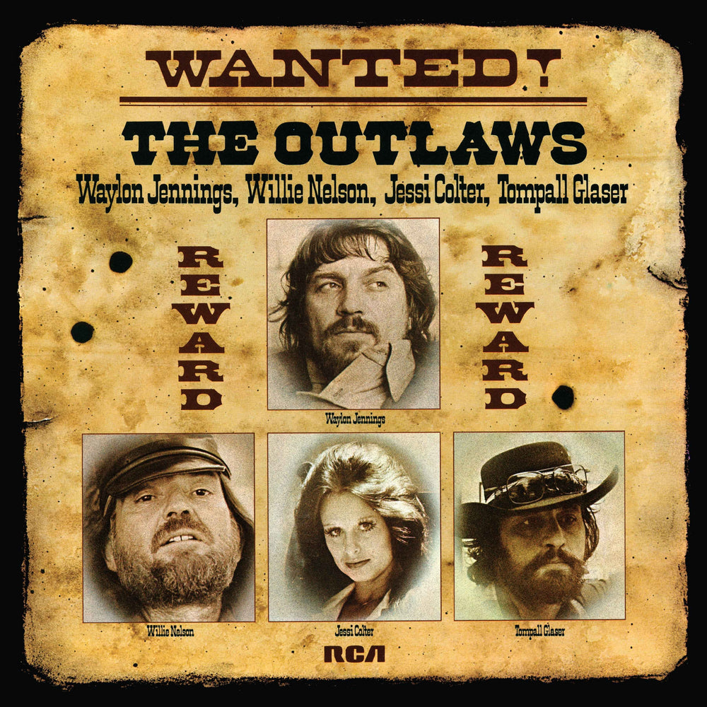 Waylon Jennings & Nelson Colter Glaser - Wanted! The Outlaws (50Th Anniversary) [Gold Vinyl] [Vinyl]