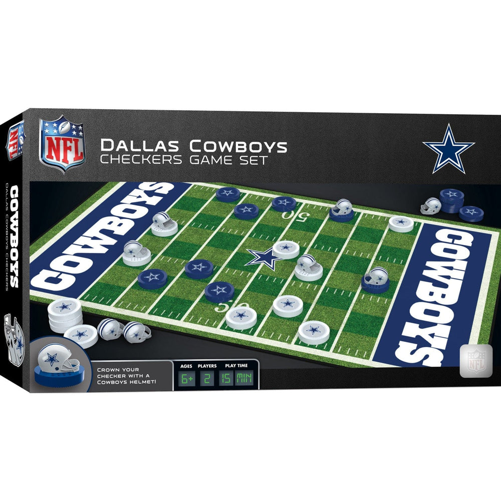 Dallas Cowboys Checkers Board Game (ONLINE ORDER ONLY)