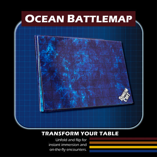 Dungeon Craft: Battle Maps - Ocean Pack (ONLINE ORDER ONLY)