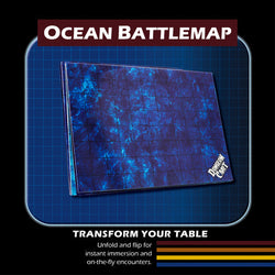 Dungeon Craft: Battle Maps - Ocean Pack (ONLINE ORDER ONLY)