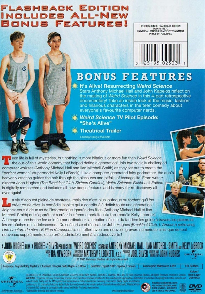 Weird Science (Special Edition, Widescreen, Subtitled, Dubbed, Dolby) [DVD] (ONLINE ORDER ONLY)