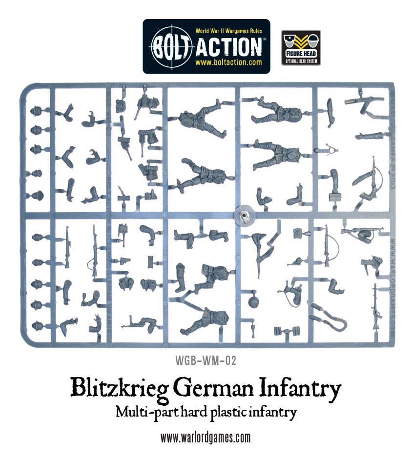 Bolt Action: Blitzkrieg German Infantry (ONLINE ORDER ONLY)