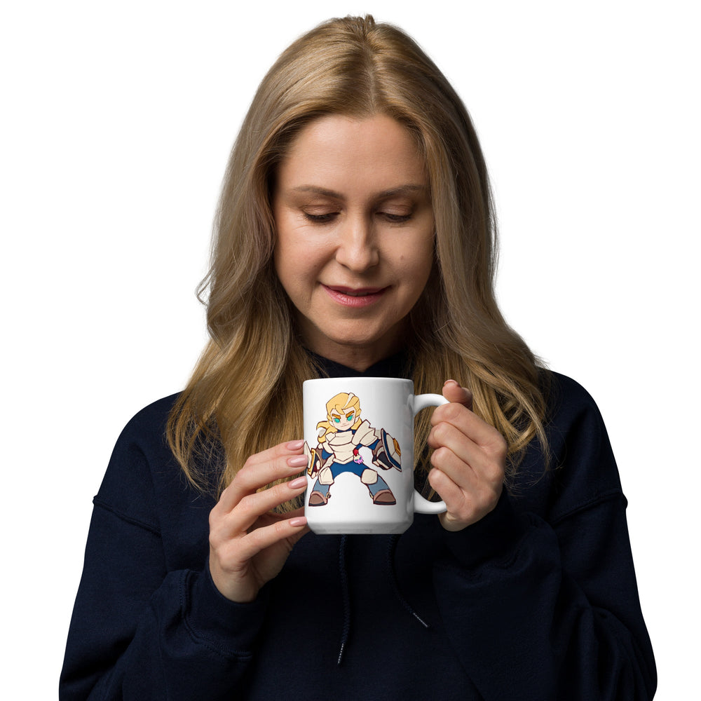 Skyland Arts Intrepid Fighter white glossy 15 oz mug (ONLINE ORDER ONLY)