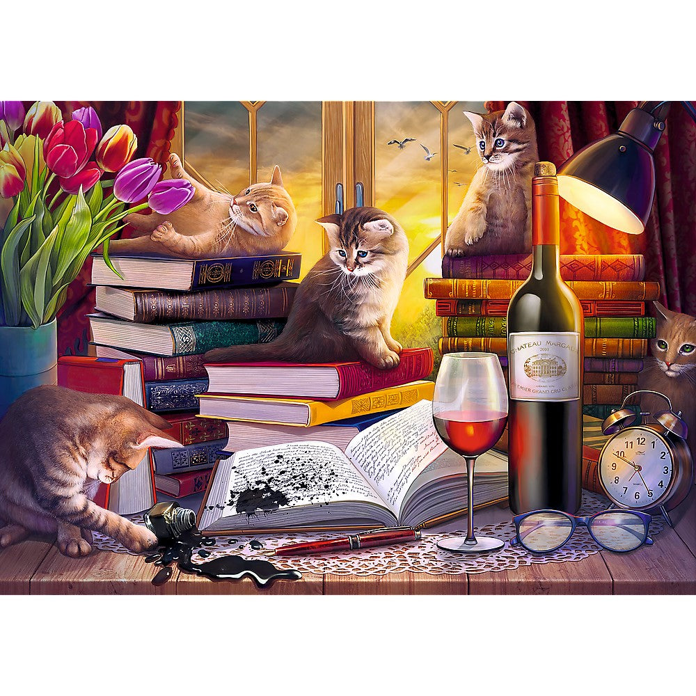 Trefl Red Cat's Evening 2000 Piece Puzzle (ONLINE ORDER ONLY)