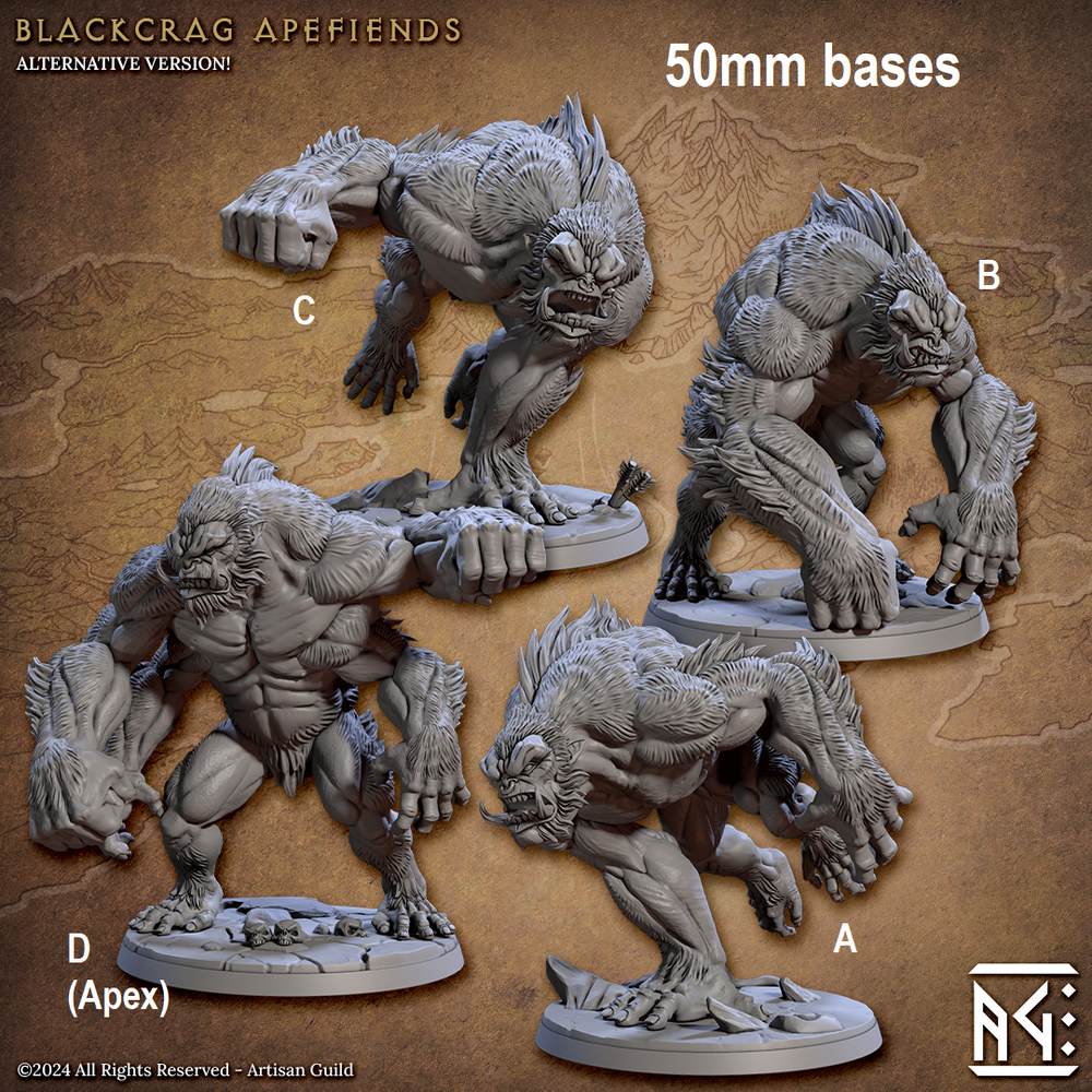 Wild Blackcrag Apefiends (Online Order Only)