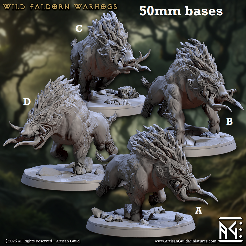 Wild Faldorn Warhogs (Boars / Warthogs) (Online Order Only)