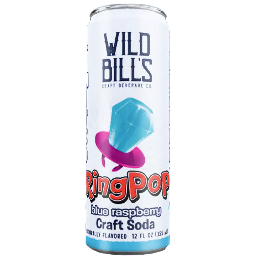 Wild Bill's Ringpop Blue Raspberry Craft Soda (330ml) (ONLINE ORDER ONLY)