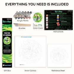 Rick & Morty - Paint By Numbers Kit (ONLINE ORDER ONLY)