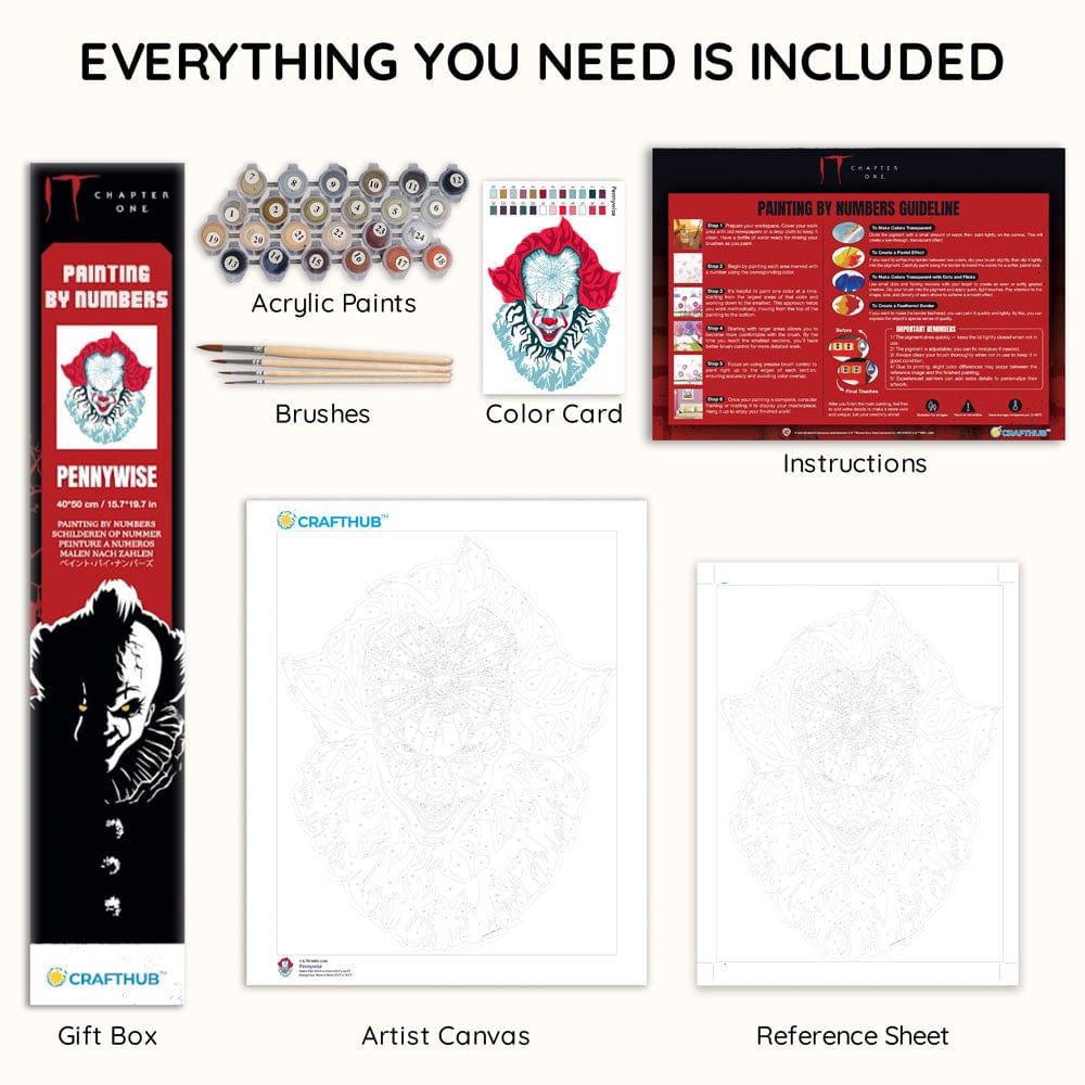 Pennywise - Paint By Numbers Kit (ONLINE ORDER ONLY)