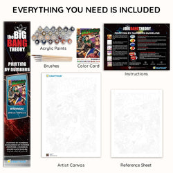 Bazinga! - Paint By Numbers Kit (ONLINE ORDER ONLY)