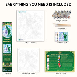 Glinda & Elphaba - Paint By Numbers Kit (ONLINE ORDER ONLY)