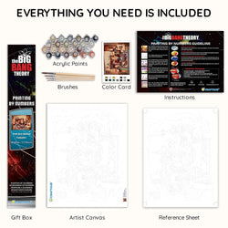 The Big Bang Theory - Paint By Numbers Kit (ONLINE ORDER ONLY)