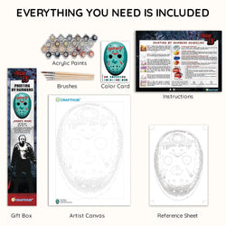 Jason's Mask - Paint By Numbers Kit (ONLINE ORDER ONLY)