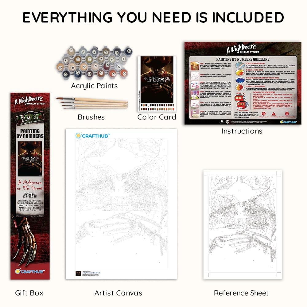 A Nightmare on Elm Street - Paint By Numbers Kit (ONLINE ORDER ONLY)