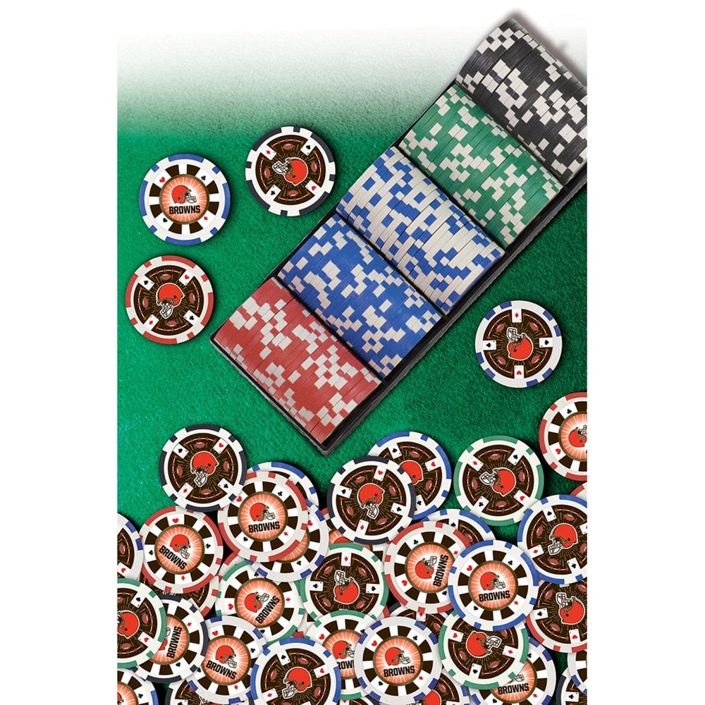 Cleveland Browns 100 Piece Poker Chips (ONLINE ORDER ONLY)