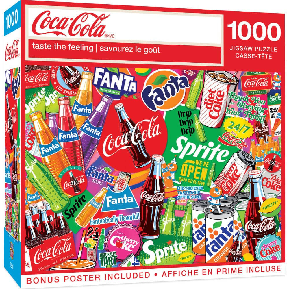 Coca-Cola - Taste the Feeling 1000 Piece Jigsaw Puzzle (ONLINE ORDER ONLY)