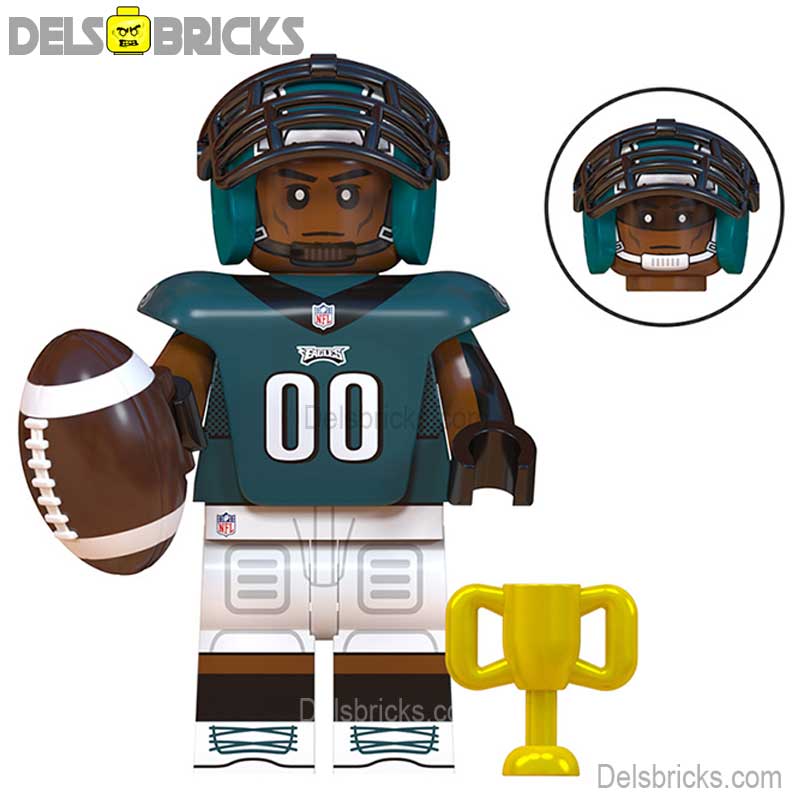 Philadelphia Eagles NFL Football Teams Lego Minifigures Custom Toys (ONLINE ORDER ONLY)