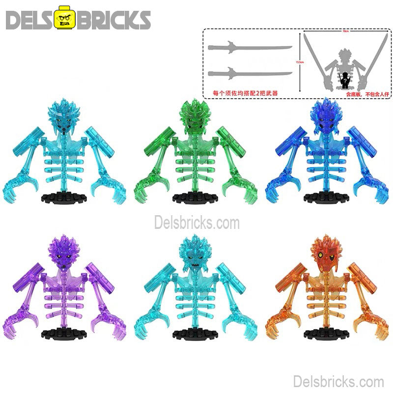 Naruto large Size Susanoo Gods Set of 6 Lego Anime Minifigures Custom Toys (ONLINE ORDER ONLY)