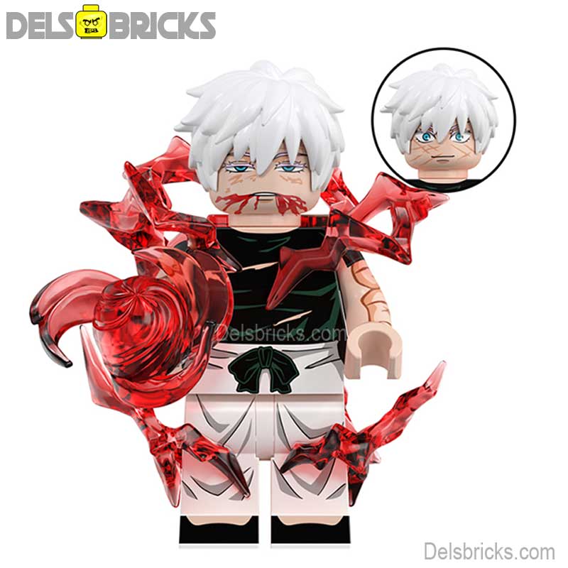 satoru Gojo Jujutsu kaisen Lego Anime Minifigures Custom Toys (ONLINE ORDER ONLY)