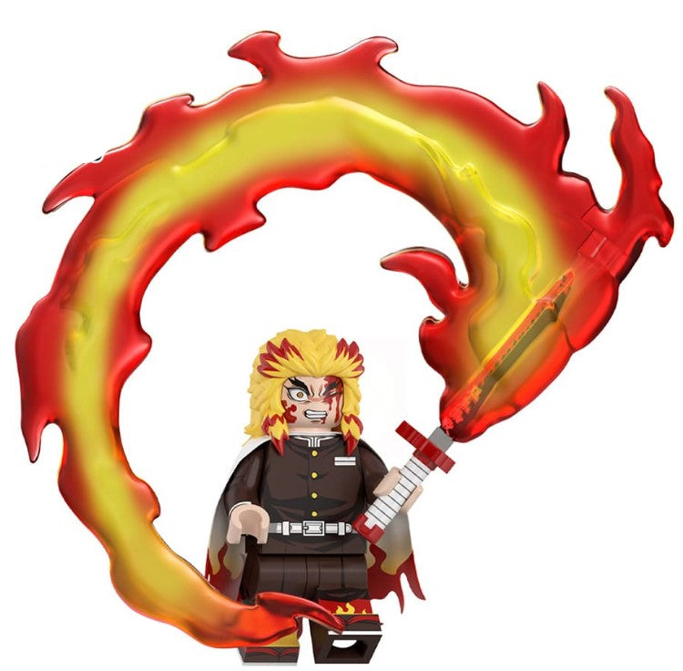 Flame Pillar Swordsman Custom Minifig (ONLINE ORDER ONLY)