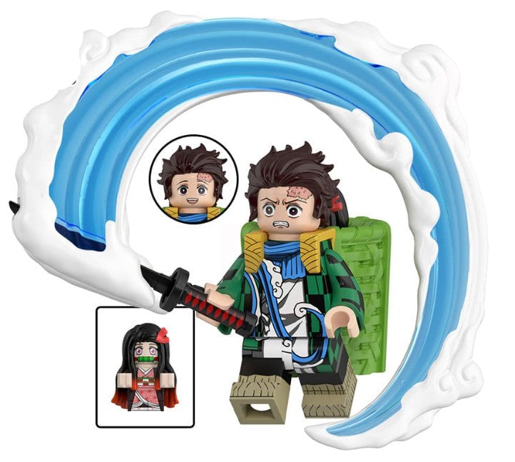 Water Pillar Swordsman Custom Minifig (ONLINE ORDER ONLY)
