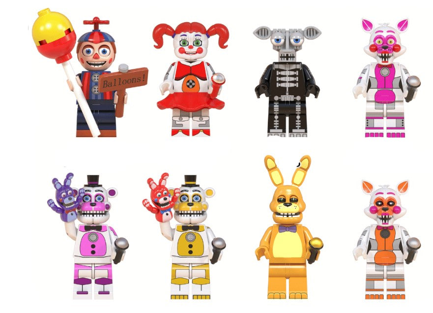 Haunted Animatronic Custom Minifigure Set (8-Pack) (ONLINE ORDER ONLY)