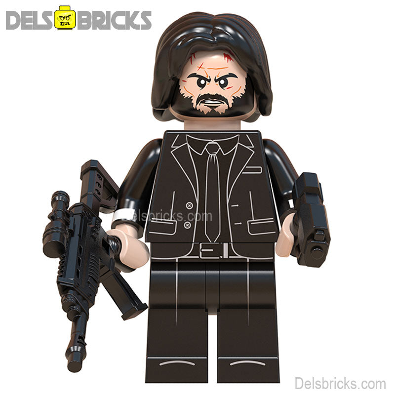 John Wick New Lego Minifigures Custom Toys (ONLINE ORDER ONLY)
