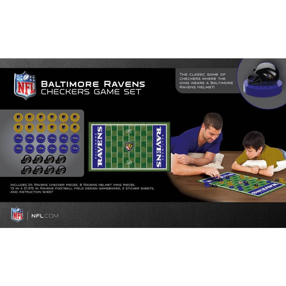 Baltimore Ravens Checkers Board Game (ONLINE ORDER ONLY)