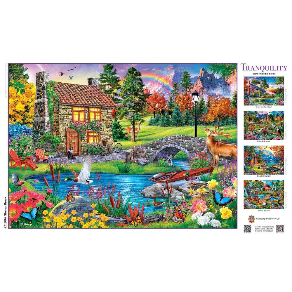Tranquility - Stoney Brook Cottage 1000 Piece Jigsaw Puzzle