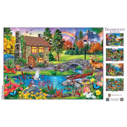 Tranquility - Stoney Brook Cottage 1000 Piece Jigsaw Puzzle