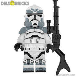 Wolf pack Clone trooper & Blaster Lego Star Wars Minifigures Custom Toys (ONLINE ORDER ONLY)