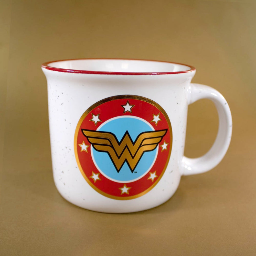 Wonder Woman DC Comics Logo 14oz Ceramic Campfire Mug (ONLINE ORDER ONLY)