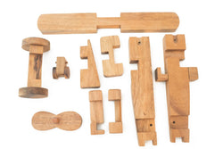 3D Wooden Construction Airplane Puzzle For Kids (Online Order Only)