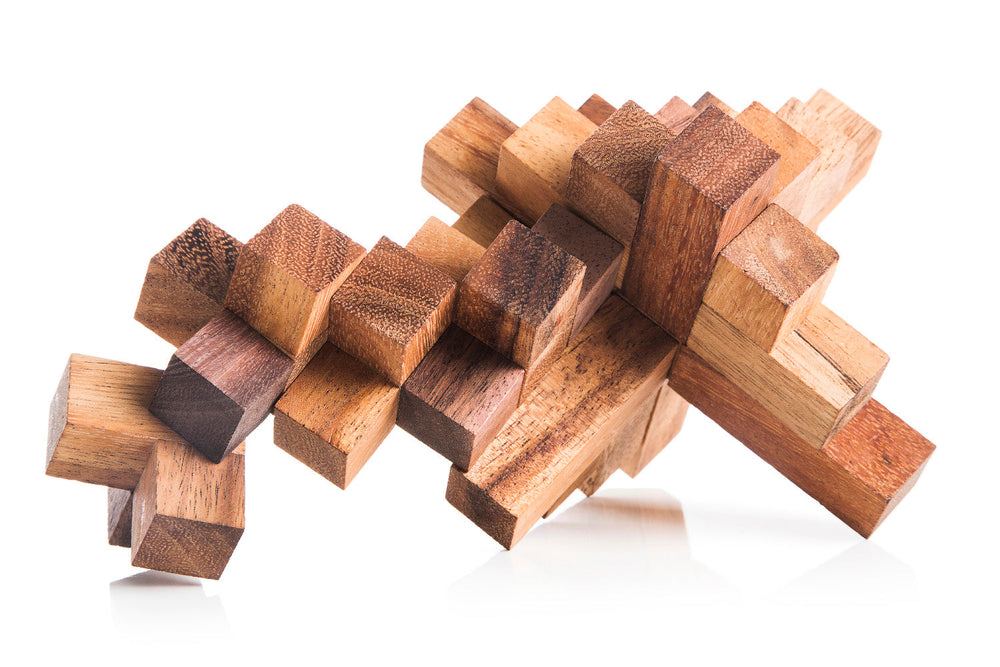 Twist Crystal Puzzle - Twist Wood Puzzle (Online Order Only)