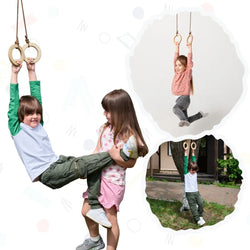 Wooden gymnastic rings for kids (ONLINE ORDER ONLY)