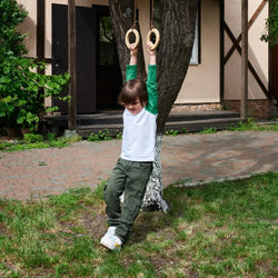 Wooden gymnastic rings for kids (ONLINE ORDER ONLY)