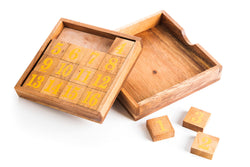 Wooden Magic Square Board - Fifteen Puzzle Game (Online Order Only)