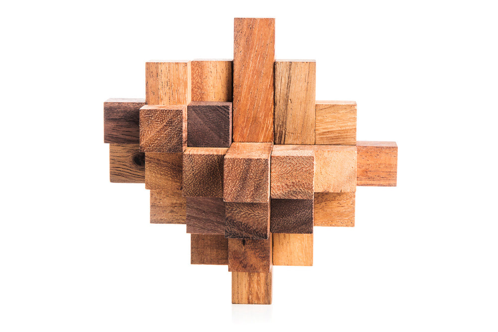 Twist Crystal Puzzle - Twist Wood Puzzle (Online Order Only)