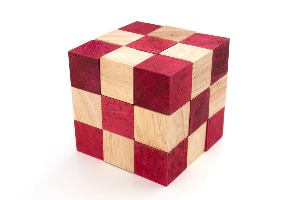 Red Snake Cube Puzzle (Online Order Only)